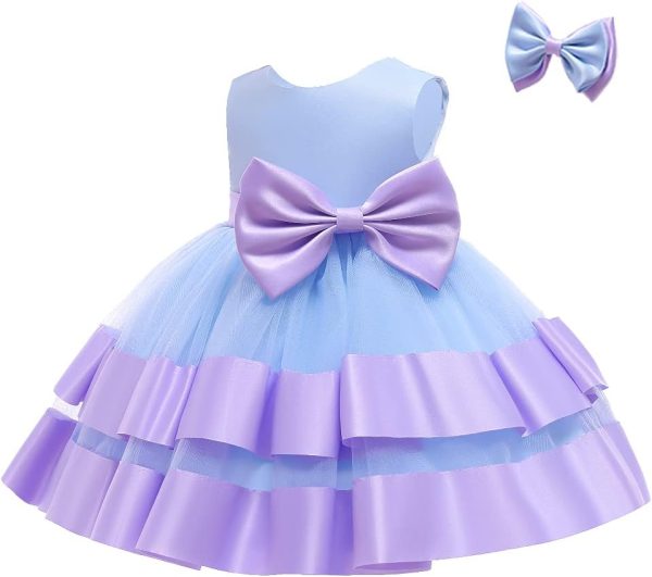 3M-6T Baby Girl Ruffle Lace Backless Pageant Dress Toddler Tutu Gown Flower Tulle Party Dresses - Image 28