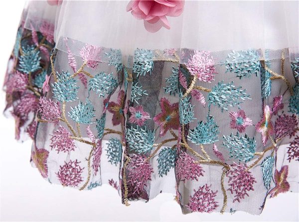 12M-8T Toddler Pageant Flower Girl Lace Dress Little Girls Party Wedding Formal Dresses - Image 4