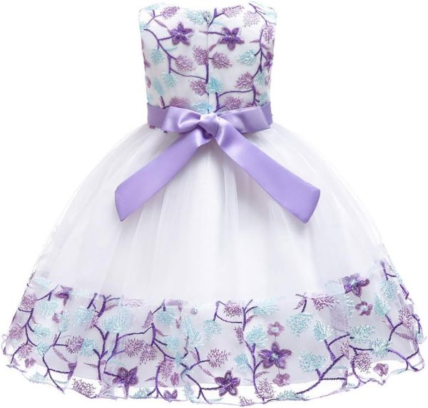 12M-8T Toddler Pageant Flower Girl Lace Dress Little Girls Party Wedding Formal Dresses - Image 7