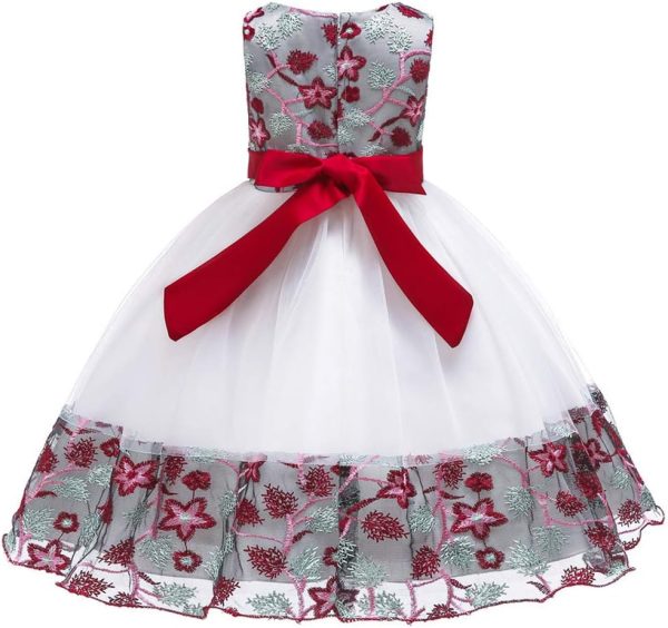 12M-8T Toddler Pageant Flower Girl Lace Dress Little Girls Party Wedding Formal Dresses - Image 13