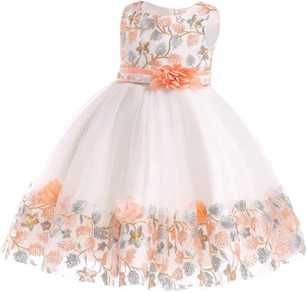 12M-8T Toddler Pageant Flower Girl Lace Dress Little Girls Party Wedding Formal Dresses - Image 14