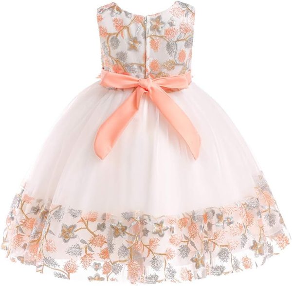 12M-8T Toddler Pageant Flower Girl Lace Dress Little Girls Party Wedding Formal Dresses - Image 15
