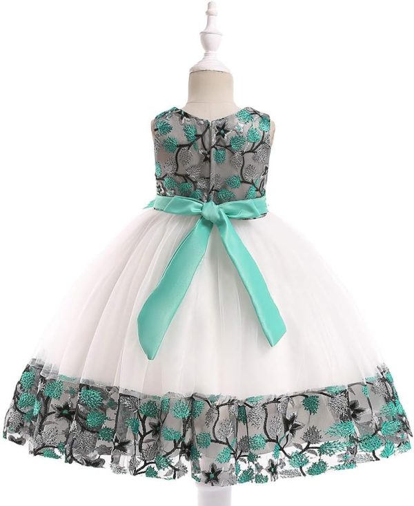 12M-8T Toddler Pageant Flower Girl Lace Dress Little Girls Party Wedding Formal Dresses - Image 18