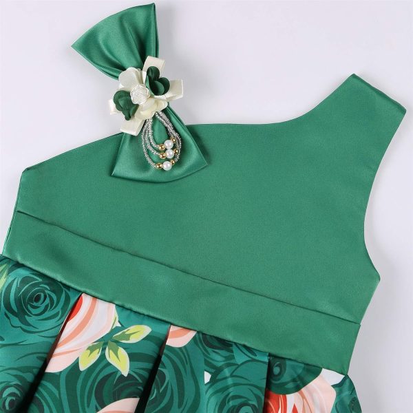 2-9T Flower Girls Floral Dresses Toddler Pageant Striped Dress - Image 40
