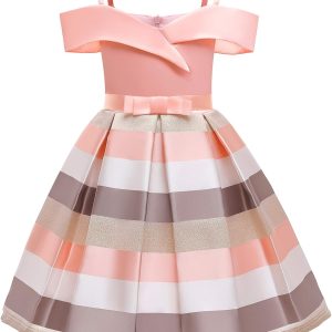 NSSMWTTC 3-10Y Flower Girls Bridesmaid Dresses Toddler Formal Wedding Pageant Dress