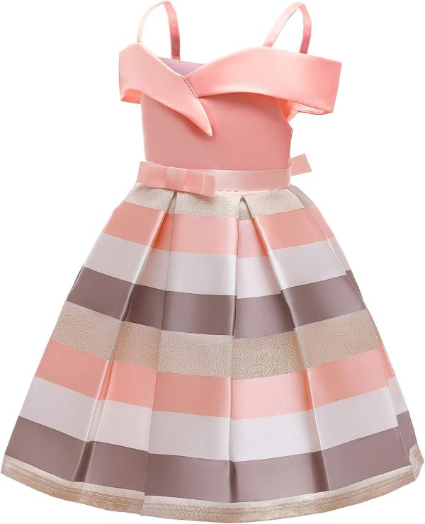 NSSMWTTC 3-10Y Flower Girls Bridesmaid Dresses Toddler Formal Wedding Pageant Dress - Image 2