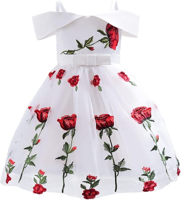 NSSMWTTC 3-10Y Flower Girls Bridesmaid Dresses Toddler Formal Wedding Pageant Dress - Image 7