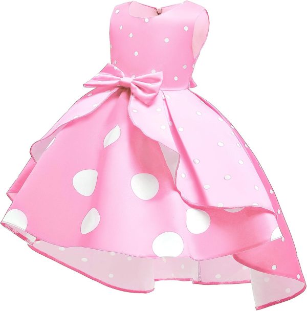 NSSMWTTC 2-9Y Toddler Evening Dresses Flower Girls Wedding Formal Party Midi Dress - Image 10