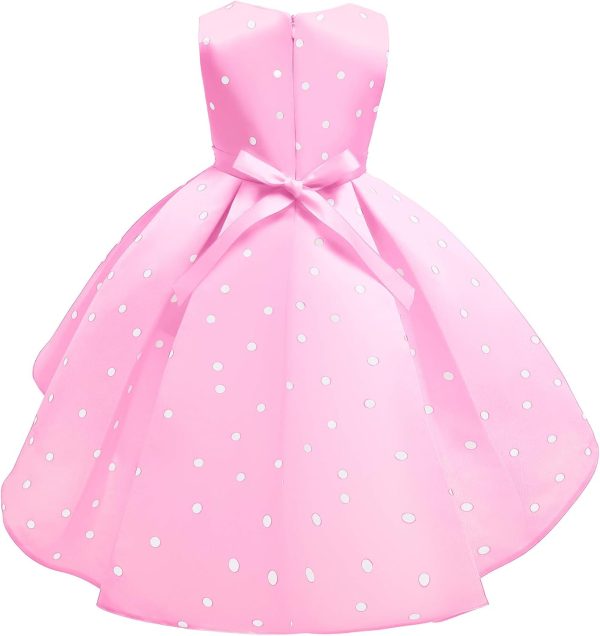 NSSMWTTC 2-9Y Toddler Evening Dresses Flower Girls Wedding Formal Party Midi Dress - Image 12