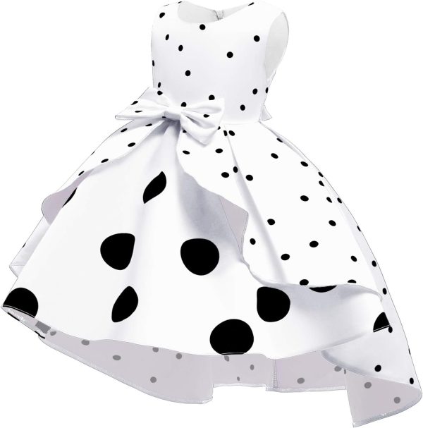 NSSMWTTC 2-9Y Toddler Evening Dresses Flower Girls Wedding Formal Party Midi Dress - Image 15
