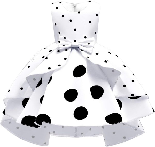 NSSMWTTC 2-9Y Toddler Evening Dresses Flower Girls Wedding Formal Party Midi Dress - Image 16