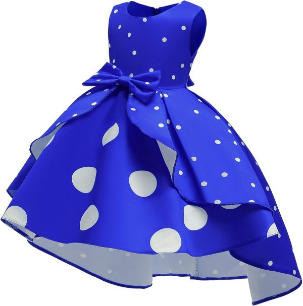 NSSMWTTC 2-9Y Toddler Evening Dresses Flower Girls Wedding Formal Party Midi Dress - Image 18