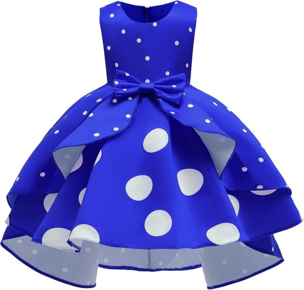NSSMWTTC 2-9Y Toddler Evening Dresses Flower Girls Wedding Formal Party Midi Dress - Image 19