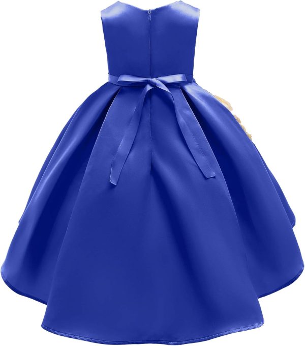 NSSMWTTC 2-9Y Toddler Evening Dresses Flower Girls Wedding Formal Party Midi Dress - Image 23