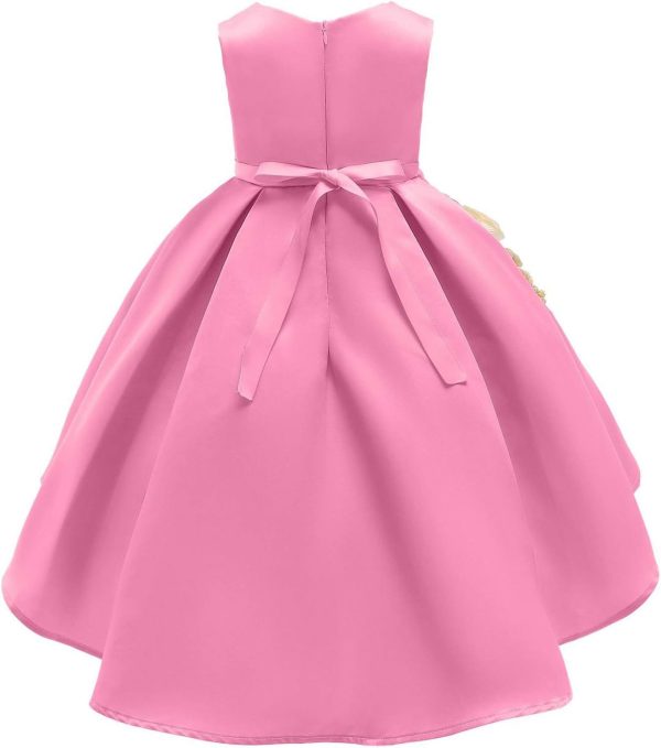 NSSMWTTC 2-9Y Toddler Evening Dresses Flower Girls Wedding Formal Party Midi Dress - Image 25