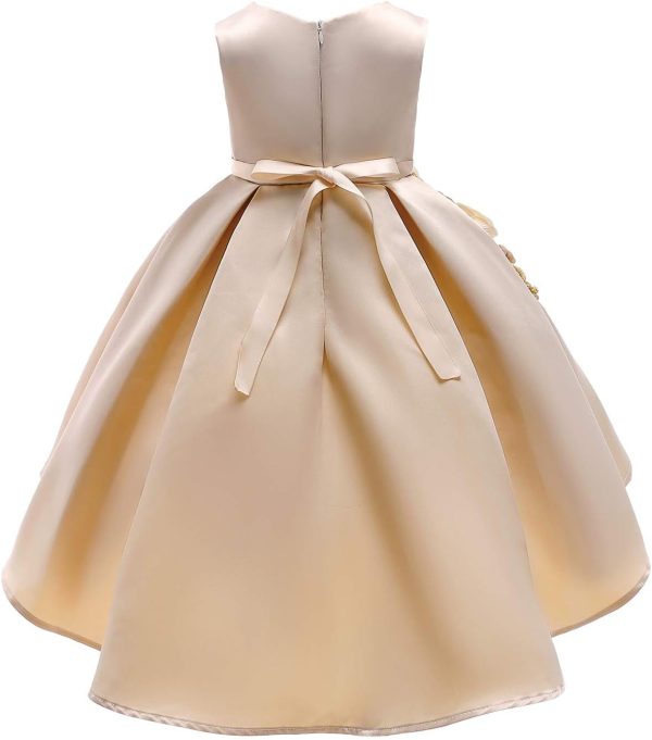 NSSMWTTC 2-9Y Toddler Evening Dresses Flower Girls Wedding Formal Party Midi Dress - Image 27
