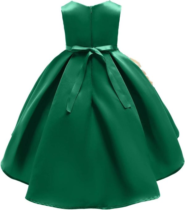 NSSMWTTC 2-9Y Toddler Evening Dresses Flower Girls Wedding Formal Party Midi Dress - Image 31