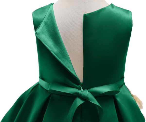 NSSMWTTC 2-9Y Toddler Evening Dresses Flower Girls Wedding Formal Party Midi Dress - Image 33