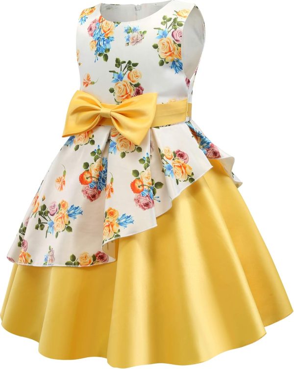 NSSMWTTC Flower Girls Pageant Party Dresses Kids Special Occasion Dress - Image 2