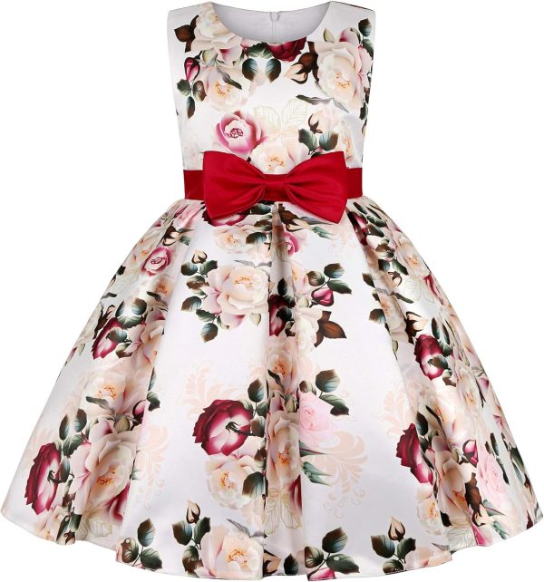 NSSMWTTC Flower Girls Pageant Party Dresses Kids Special Occasion Dress - Image 17